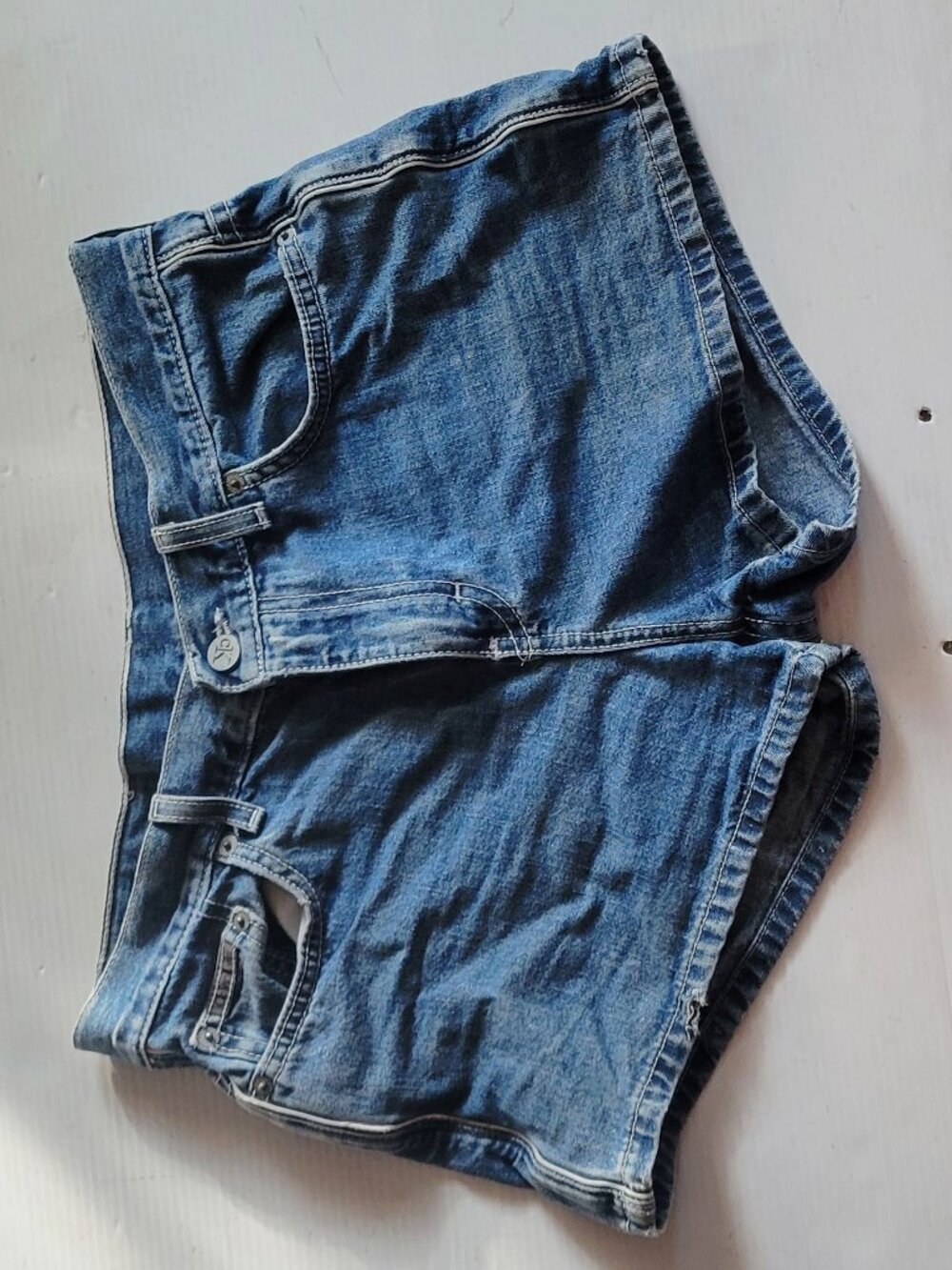 Calvin Klein Shorts Distressed Denim Jeans Junior Girls' Women's Size 5